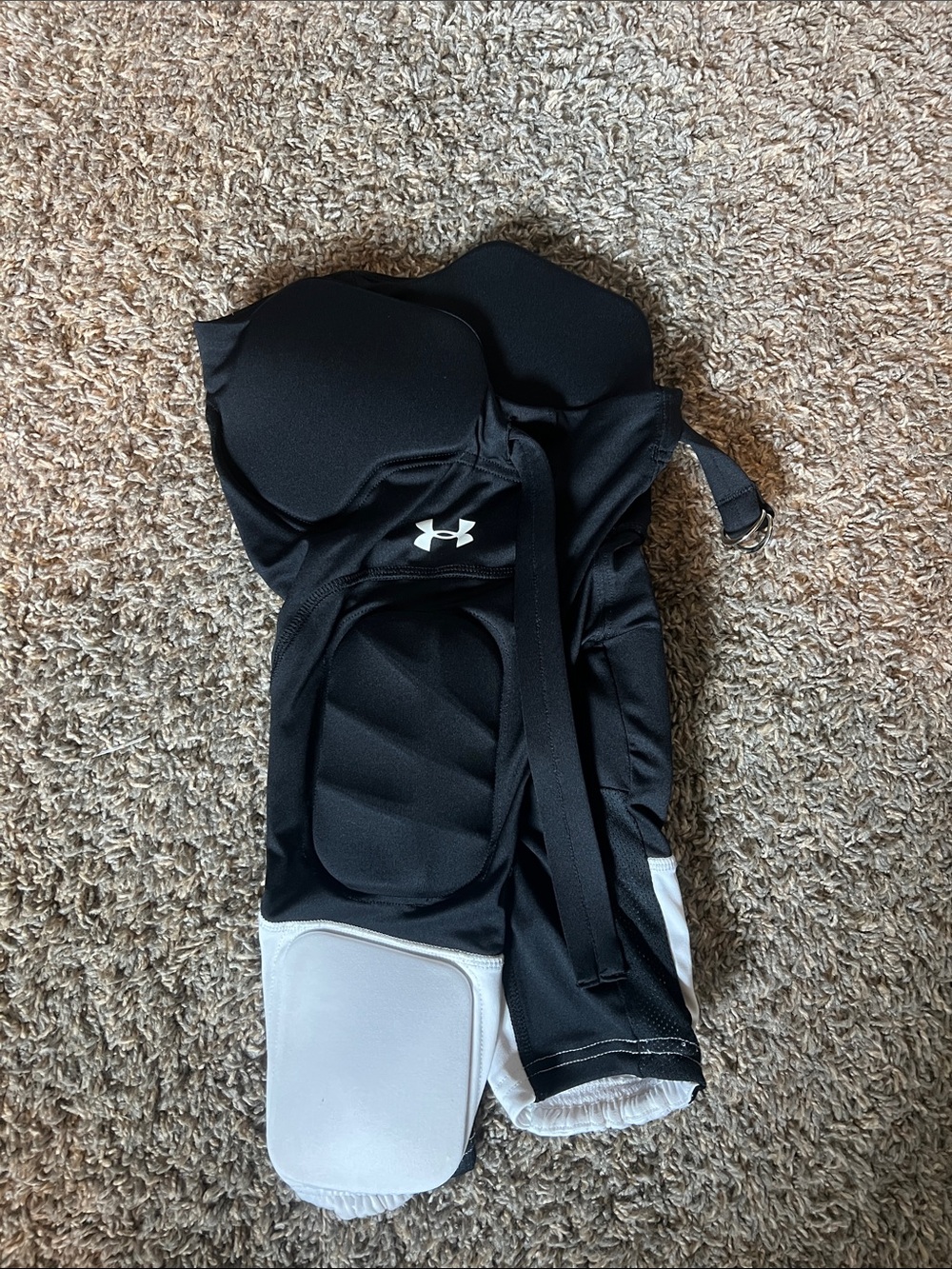 Under Armour Black and White Padded Sports Bra